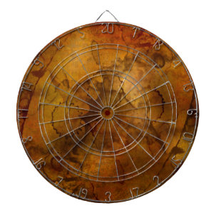 texture-594545 OLD WORLD MAP TRAVEL GOLDEN TREASUR Dartboard