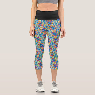 Texture #6 from the work Pineapple Capri Leggings