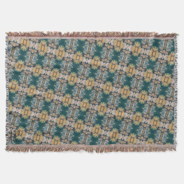 Texture #6 from work The Rock Throw Blanket (Front)