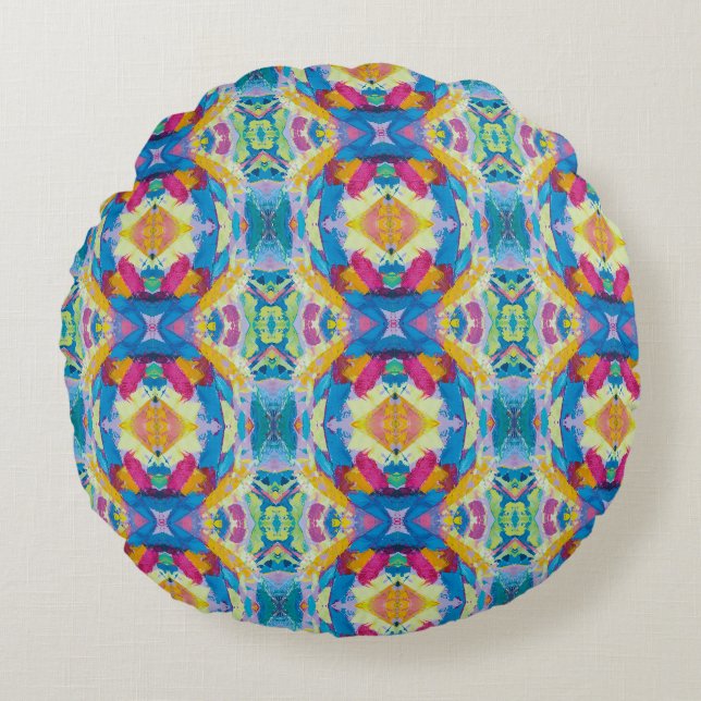 Texture #6 of the work Pineapple Round Pillow (Front)