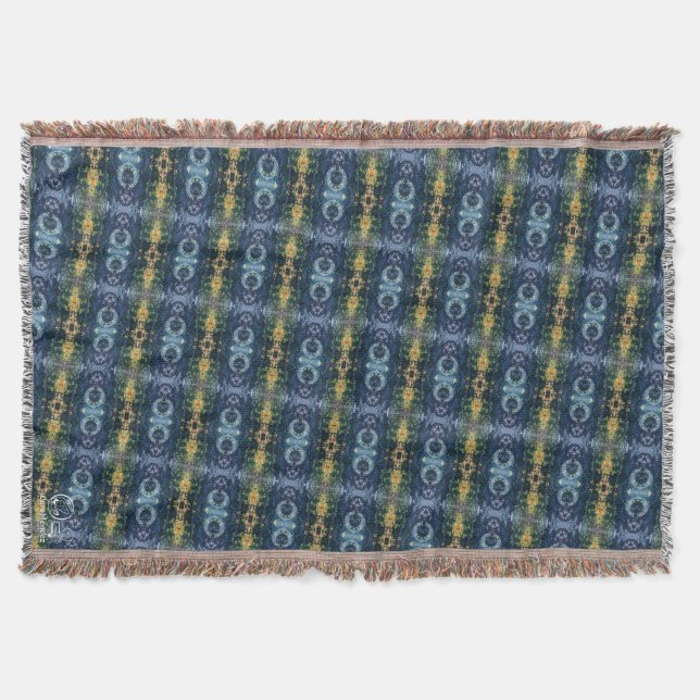 Texture #8 from the work Maritimo Throw Blanket (Front)