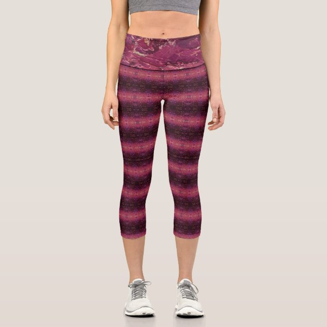 Texture #8 from the work The Sunset Capri Leggings (Front)