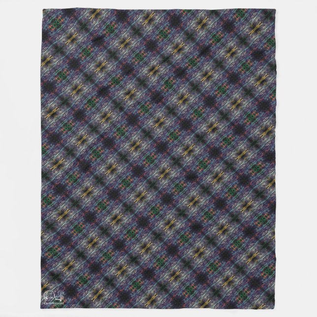Texture #9.0 from work The Rock Fleece Blanket (Front)
