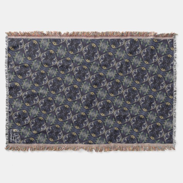 Texture #9 from the work Maritimo Throw Blanket (Front)