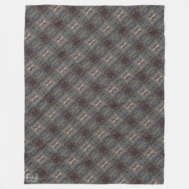 Texture #9 from work The Rock Fleece Blanket (Front)