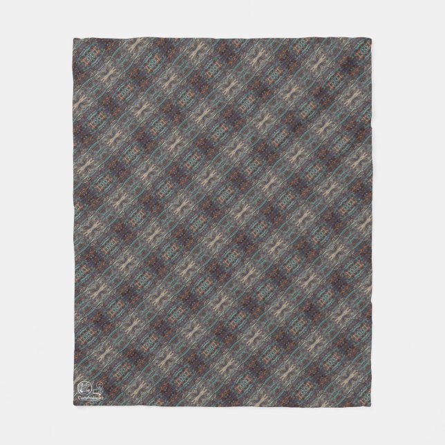 Texture #9 from work The Rock Fleece Blanket (Front)