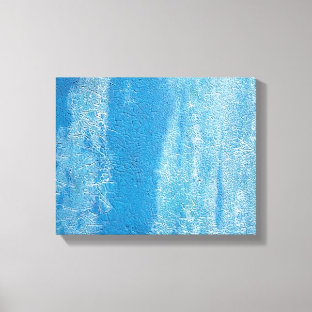 Texture Abstract Blues Canvas Print (Front)