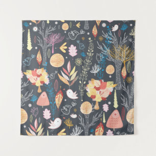 texture autumn forest tapestry
