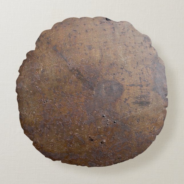 Texture background design layer round pillow (Front)