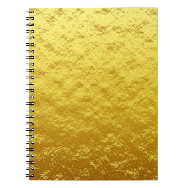 Texture background gold template notebook (Front)