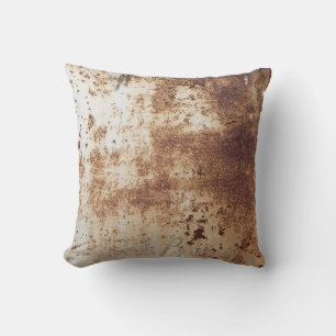 Texture background metal sheet throw pillow