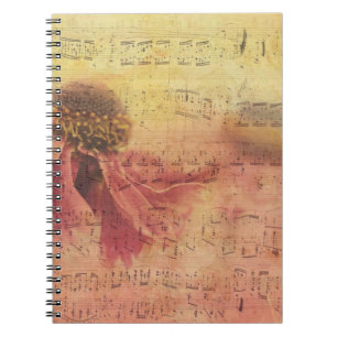 Texture background paper blossom notebook