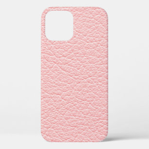 Texture background rose leather iPhone 12 case
