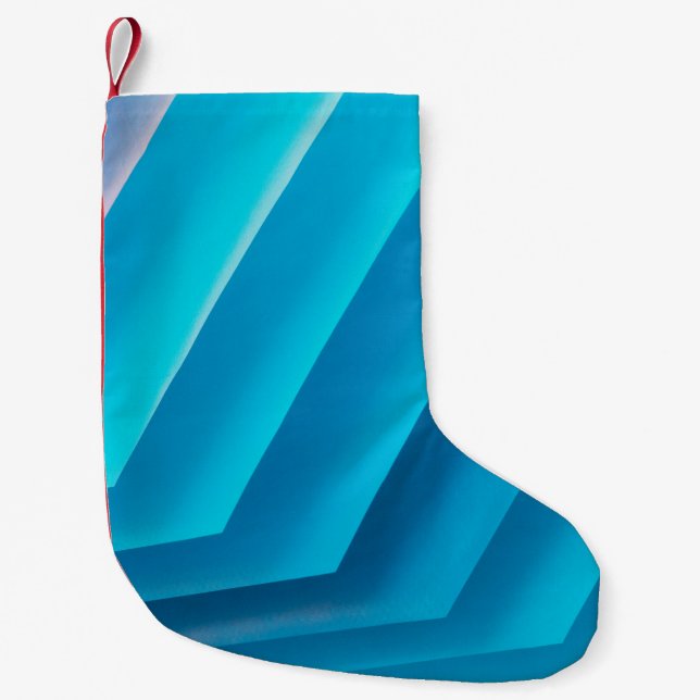 Texture Background Small Christmas Stocking (Front)