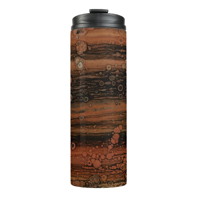 Texture Background Thermal Tumbler (Front)