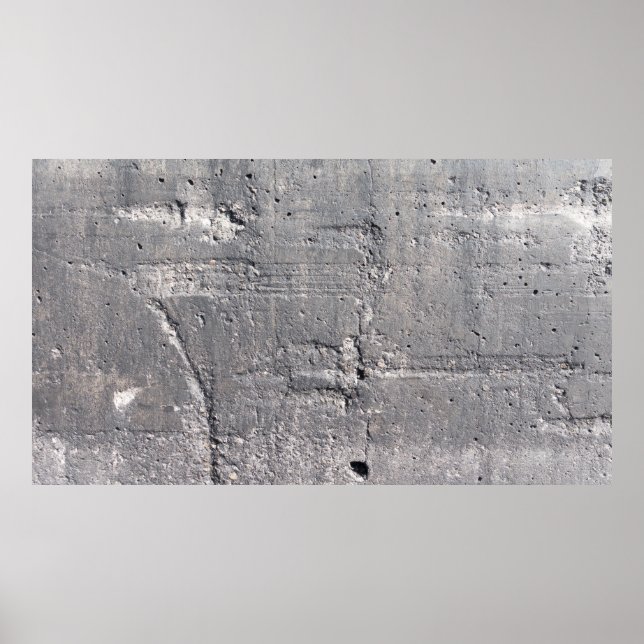Texture background wall cracks poster (Front)
