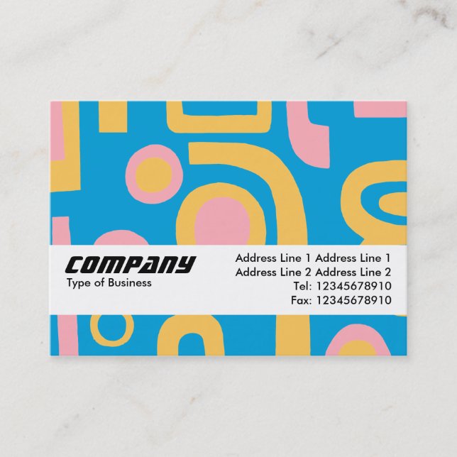 Texture Band - Abstract 170914 Business Card (Front)