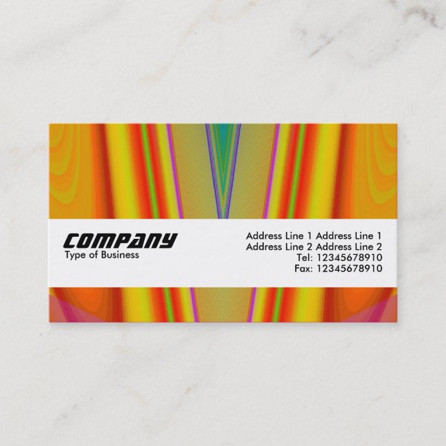 Texture Band - Abstract V Business Card (Front)