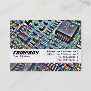 Texture Band - Beautiful Cirtcuitry Business Card
