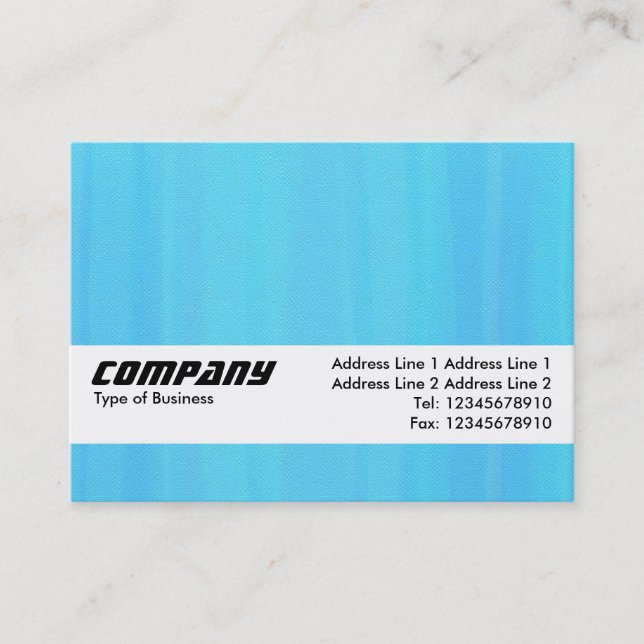 Texture Band - Blue Painted Texture Business Card (Front)