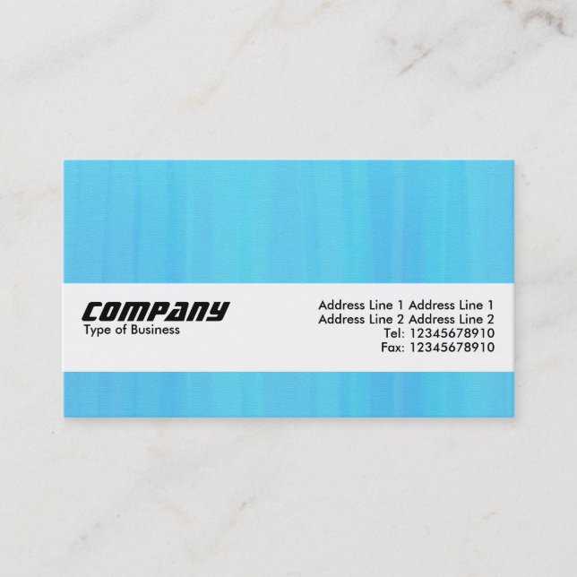 Texture Band - Blue Painted Texture Business Card (Front)