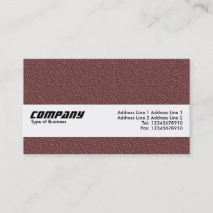 Texture Band - Brown Embossed Texture Business Card