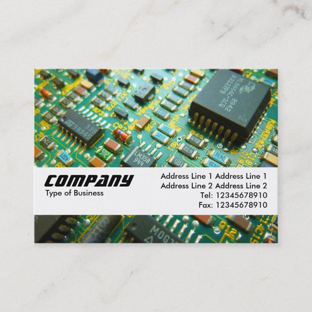 Texture Band - Cirtcuitry Business Card (Front)