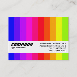 Texture Band - Colour Bars 01 Business Card