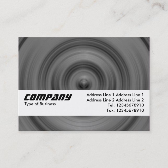 Texture Band - Fast Car 2 Business Card (Front)