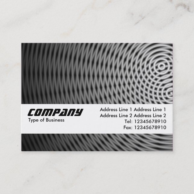 Texture Band - Moon Ray Business Card (Front)