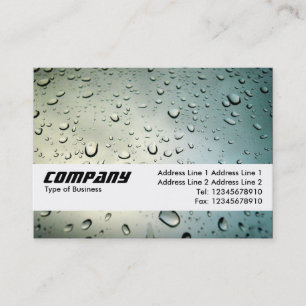 Texture Band - Rain on my Window Business Card