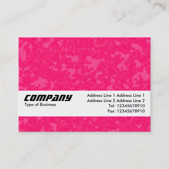 Texture Band - Raspberry Sauce Business Card (Front)