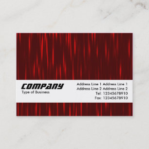 Texture Band - Red Streaks Business Card