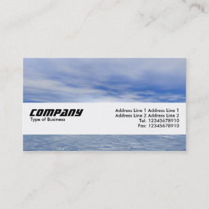 Texture Band - Sea and Sky Business Card