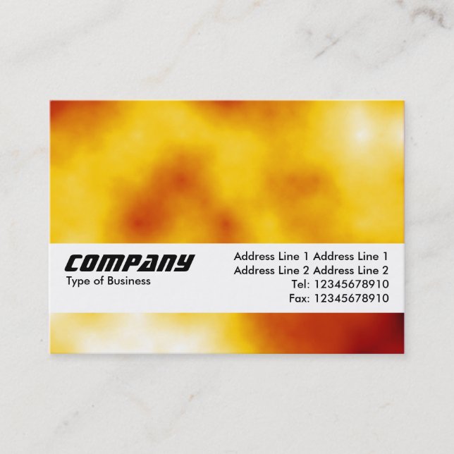 Texture Band - Solar Flare Business Card (Front)