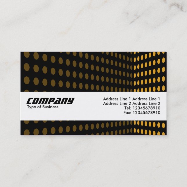 Texture Band - Tone Corner - Amber Business Card (Front)