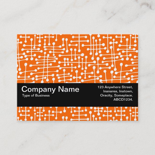 Texture Band V2 - Connected Spots II Business Card (Front)