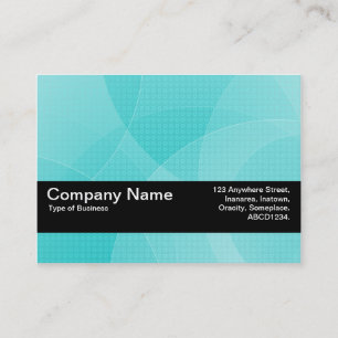 Texture Band V2 - Cyan Curves Business Card