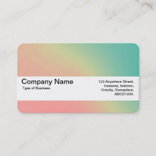 Texture Band V2 - Gradient Y,M,B,R, Dark Business Card