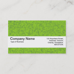 Texture Band V2 - Green Marble Business Card