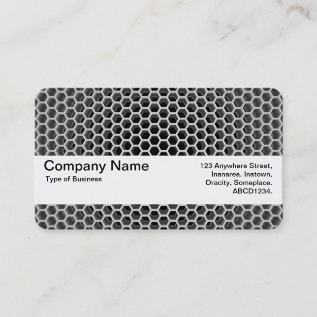 Texture Band V2 - Honeycomb Business Card (Front)