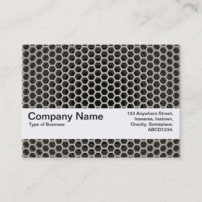 Texture Band V2 - Honeycomb Warm Business Card (Front)