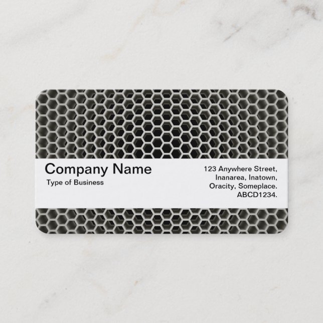 Texture Band V2 - Honeycomb Warm Business Card (Front)