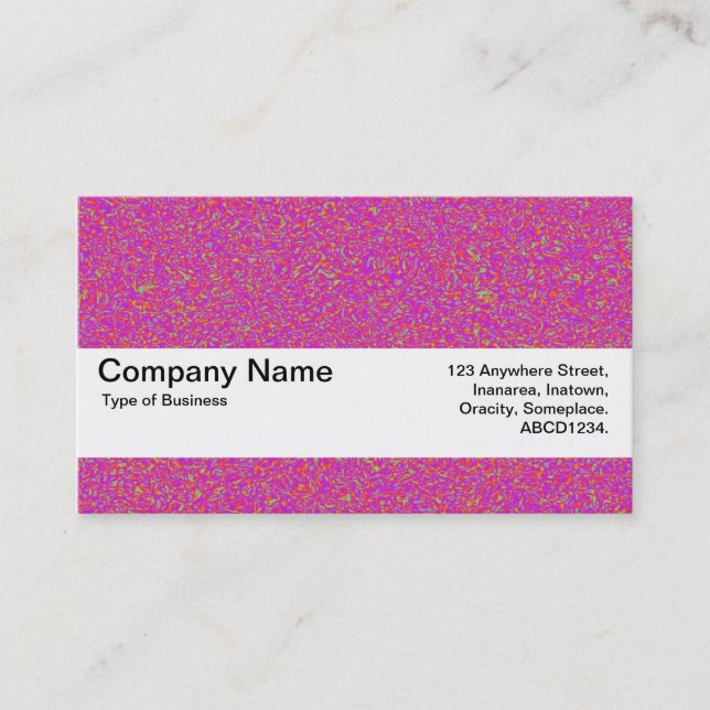 Texture Band V2 - Impressionist Business Card (Front)