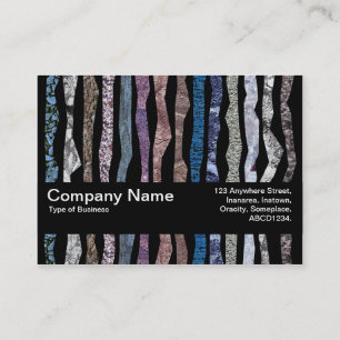 Texture Band V2 - Mineral Stripes Business Card