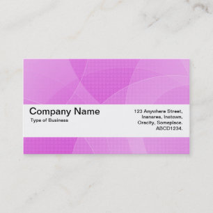 Texture Band V2 - Purple Curves Business Card