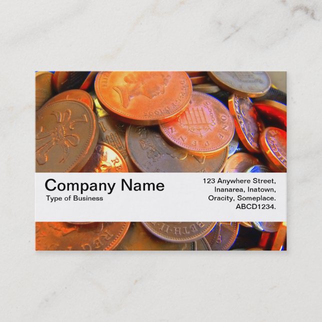 Texture Band V2 - The Colour of Money Business Card (Front)