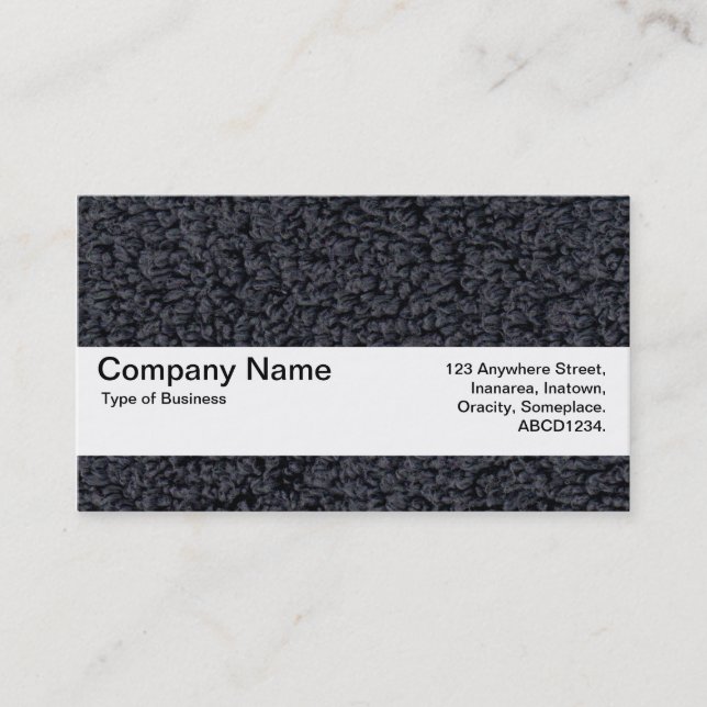 Texture Band V2 - Woolly Carpet 01 Business Card (Front)