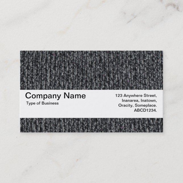 Texture Band V2 - Woolly Jumper 02 Business Card (Front)