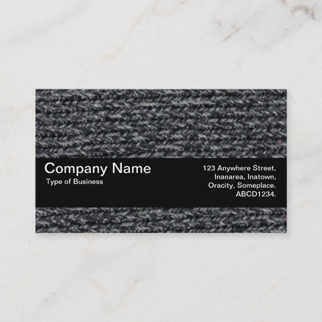 Texture Band V2 - Woolly Jumper 03 Business Card (Front)